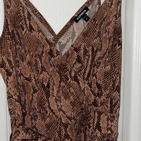 Express Pants - Express Snakeskin print Jumpsuit